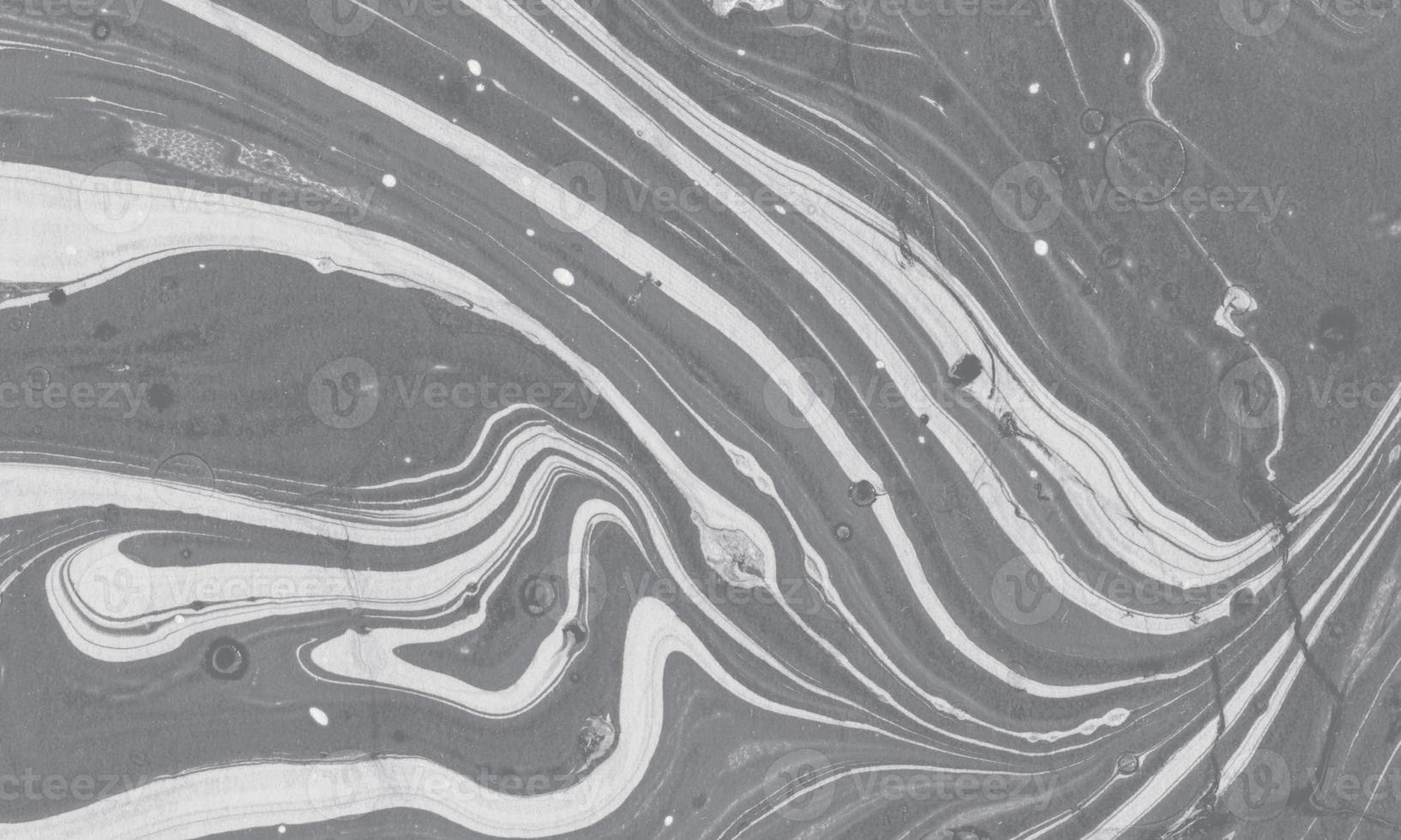 Abstract liquid marble painting background print with pewter color photo