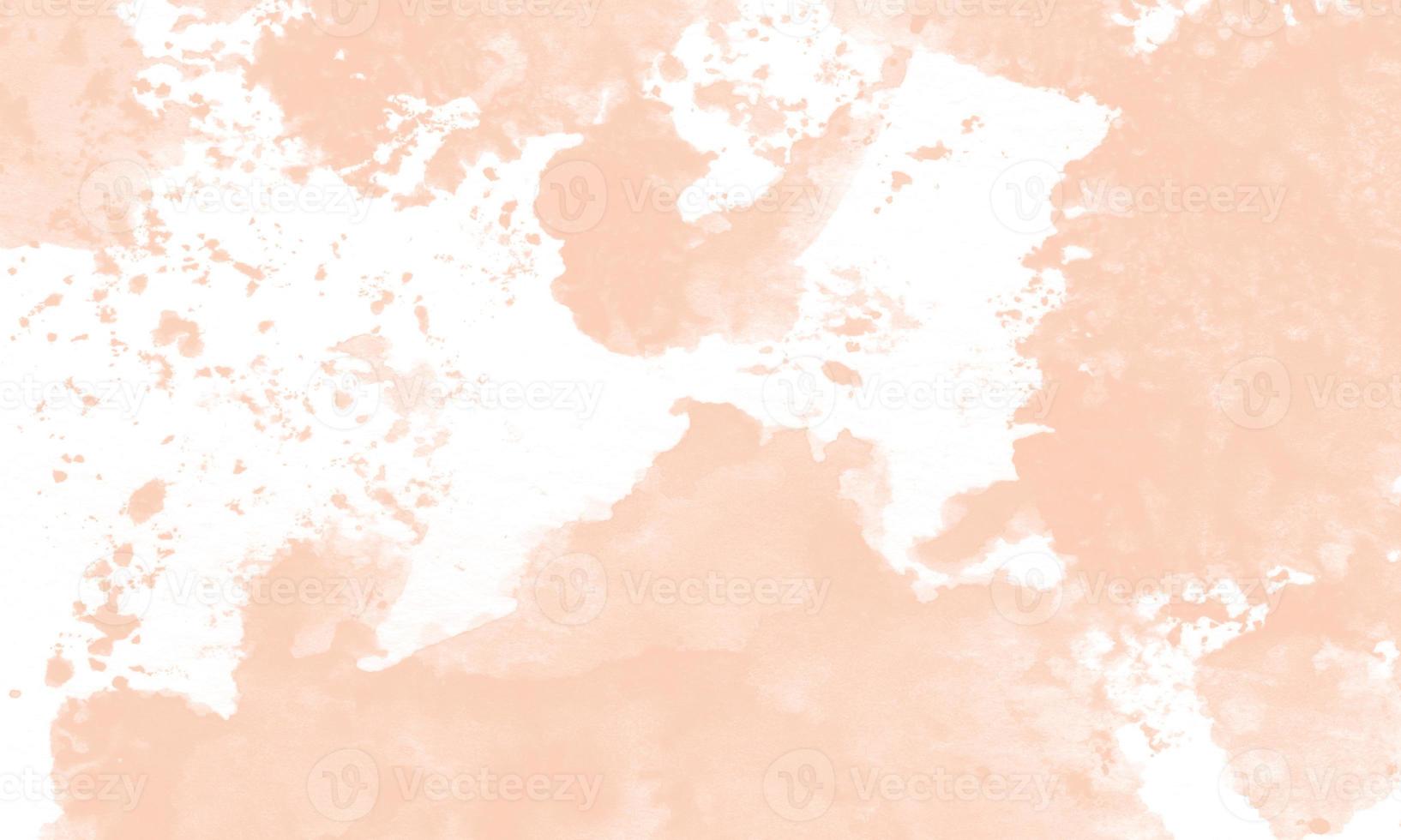 Creative abstract hand painted background with apricot color photo