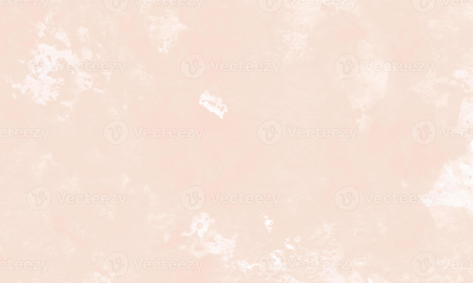 Creative abstract hand painted background with pale peach color photo
