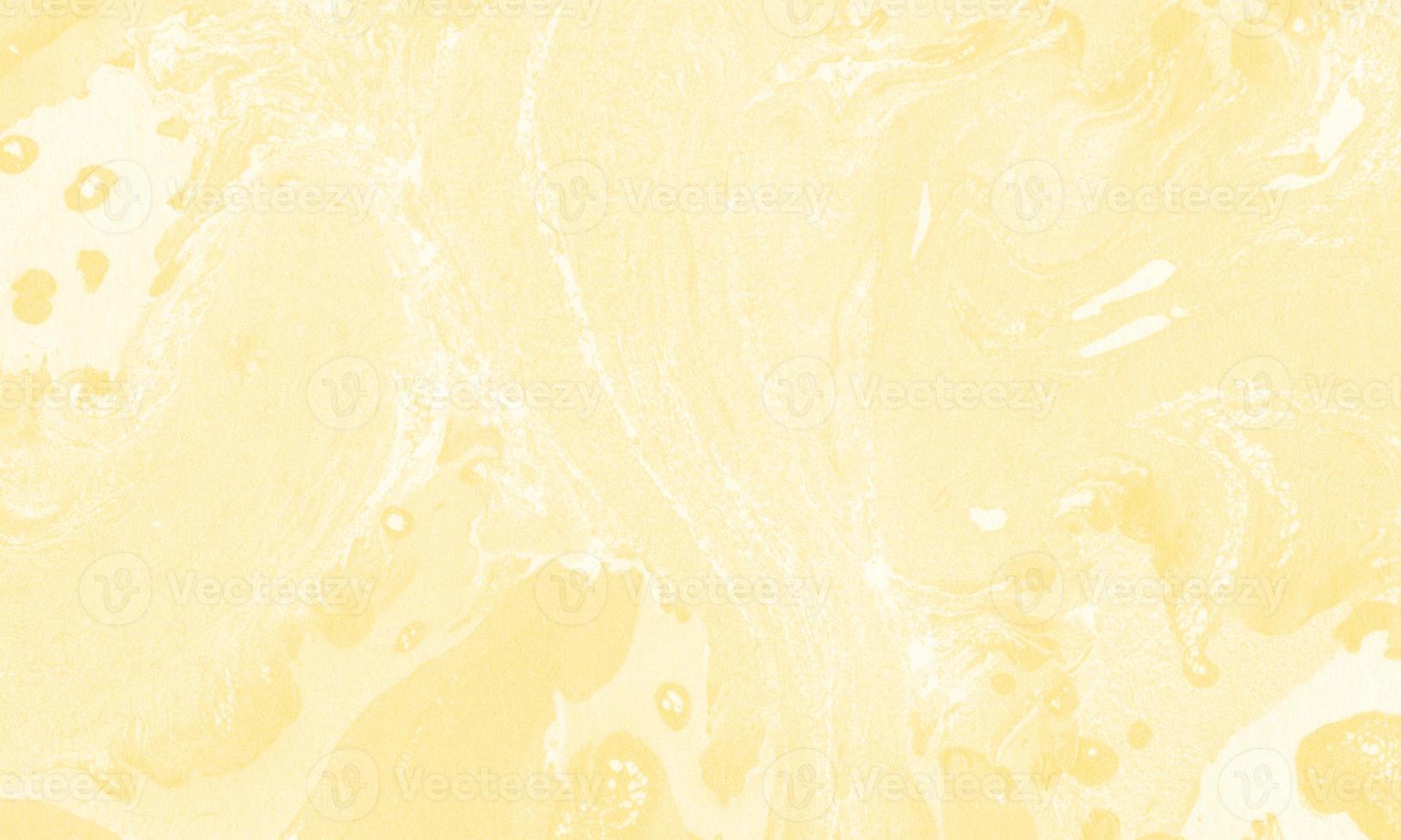 Abstract liquid marble painting background print with mustard color photo