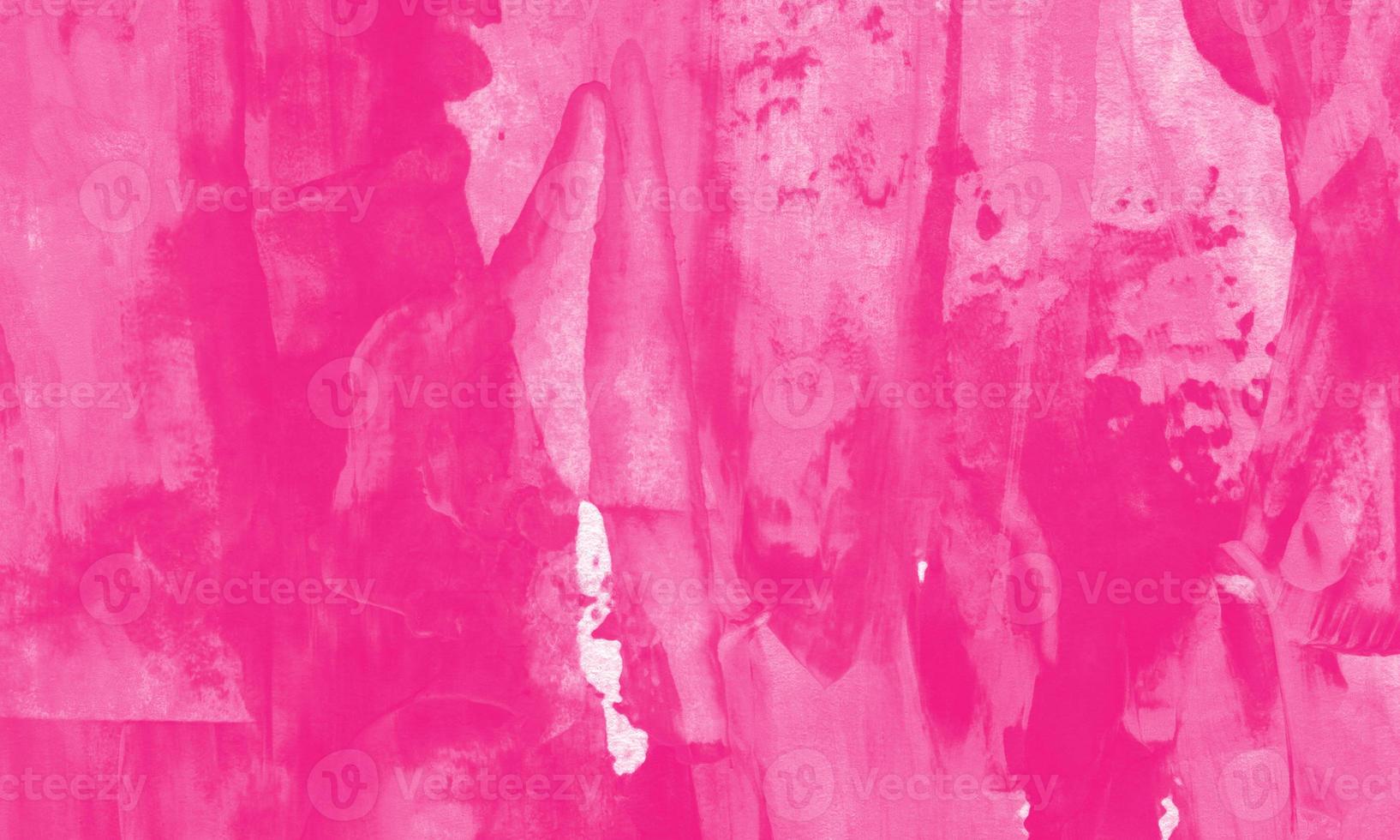 Fondo pintado a mano abstracto creativo con color fucsia foto