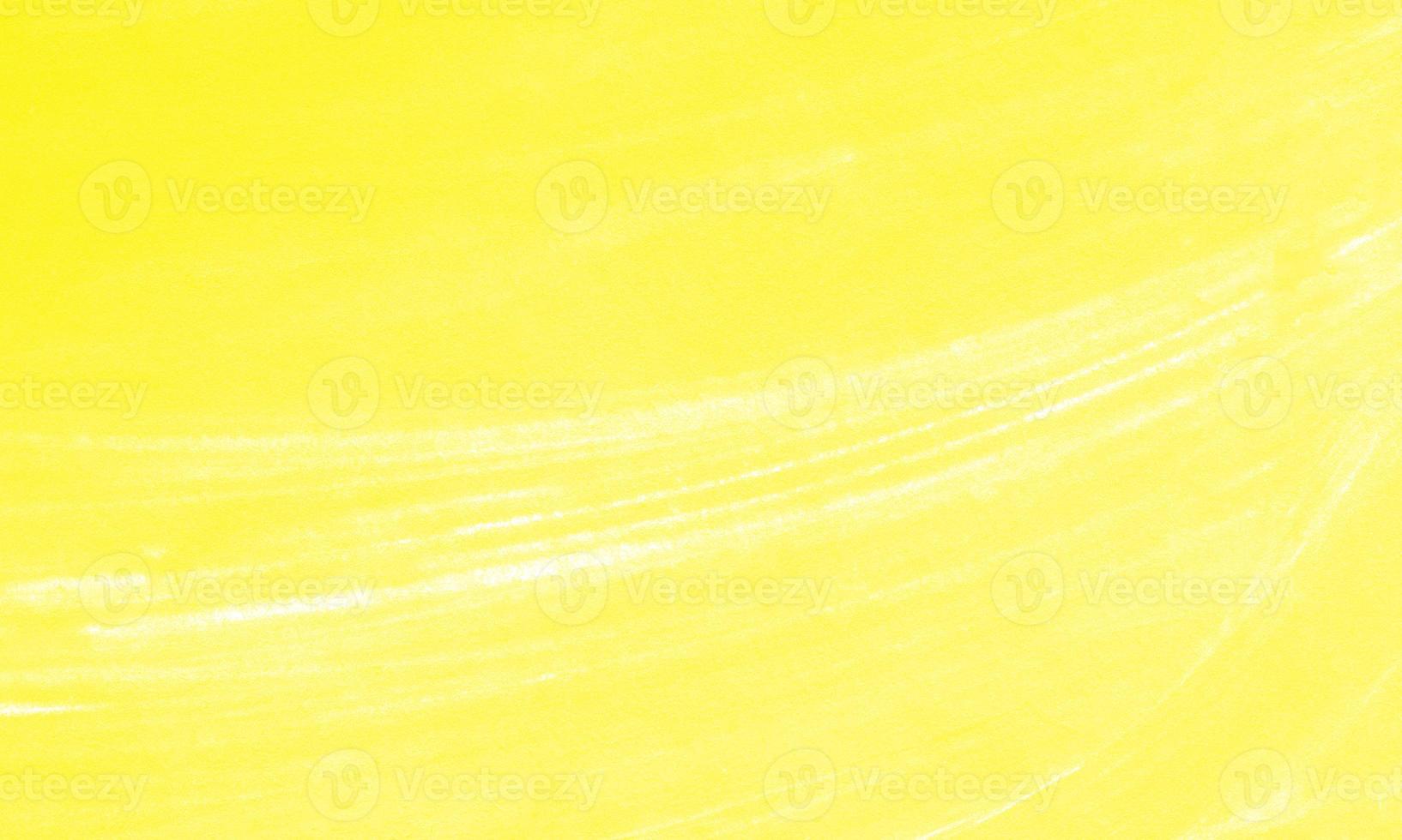 Creative abstract hand painted background with yellow color photo