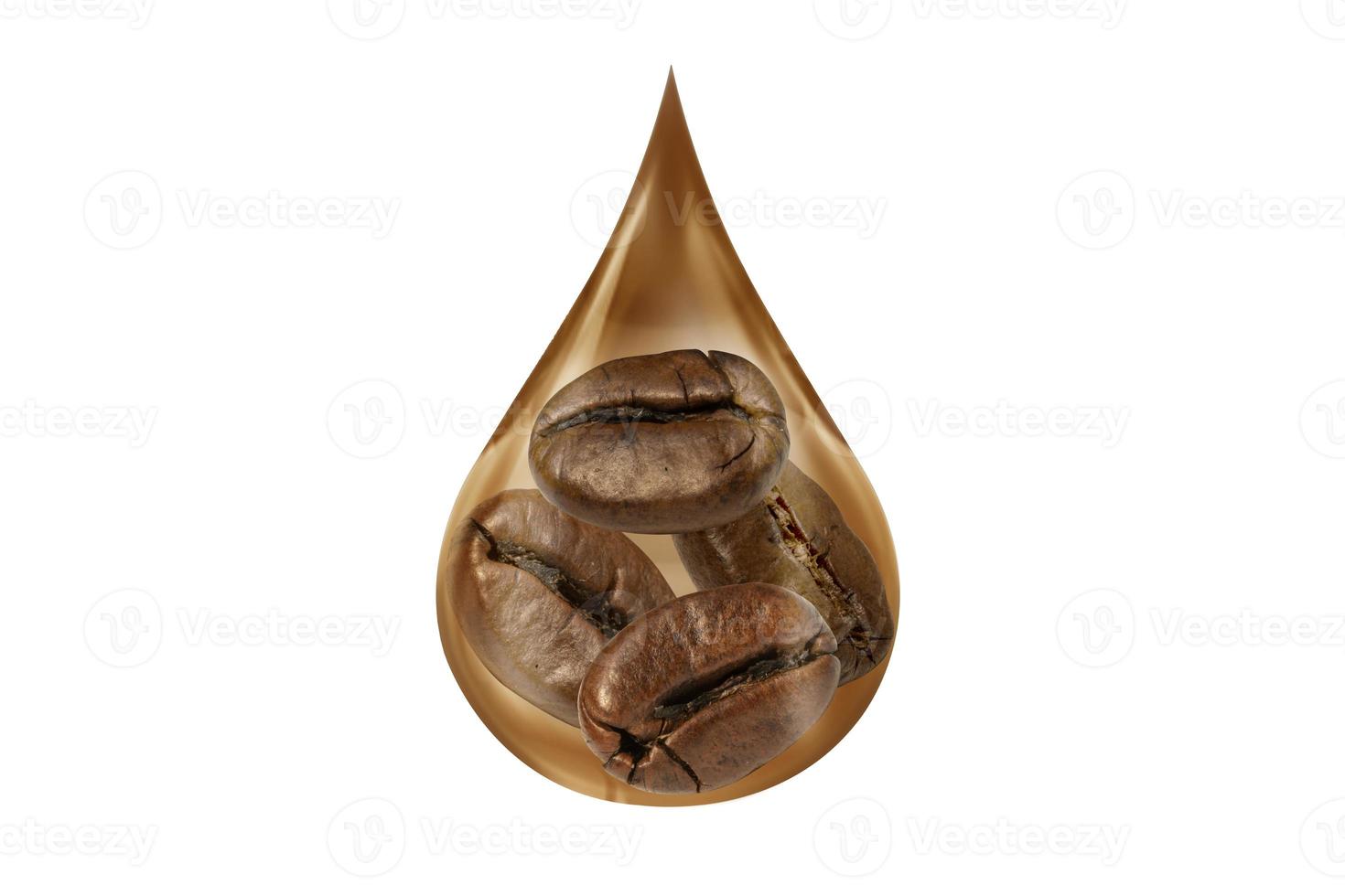 drop of essential oil coffee photo