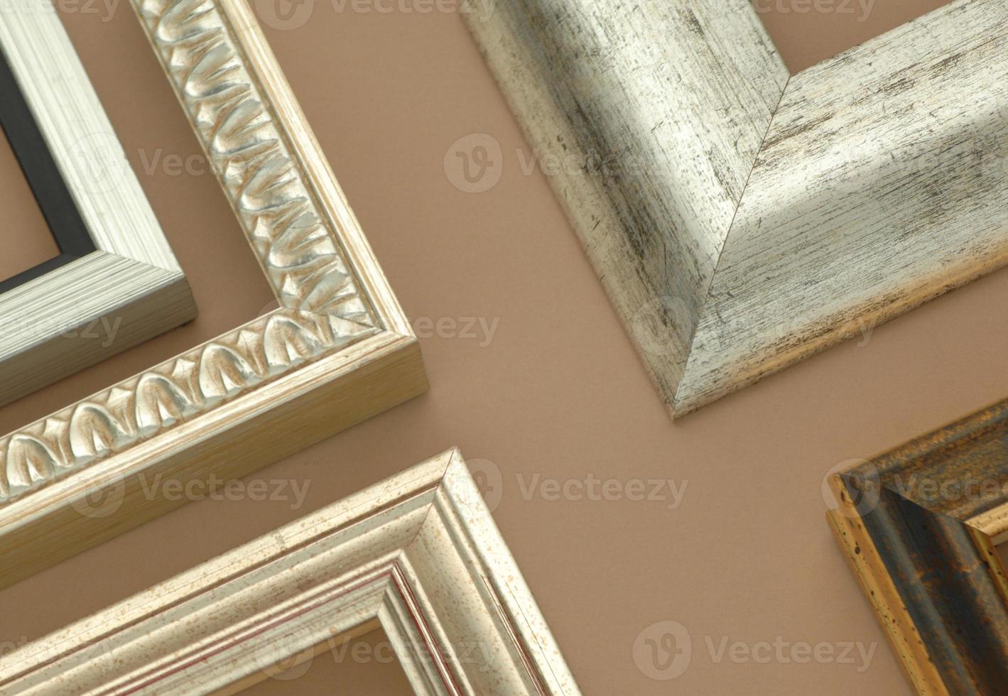 collection corners of frames for pictures and photos