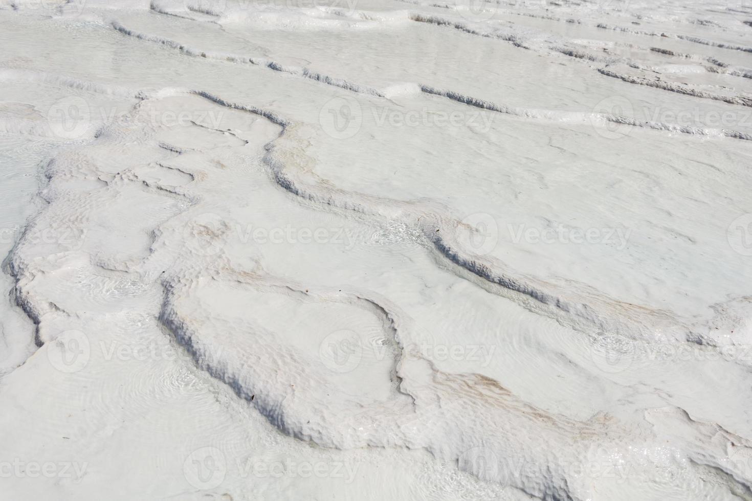 Natural travertine pools and terraces at Pamukkale ,Turkey. Pamukkale, meaning cotton castle in Turkish. photo