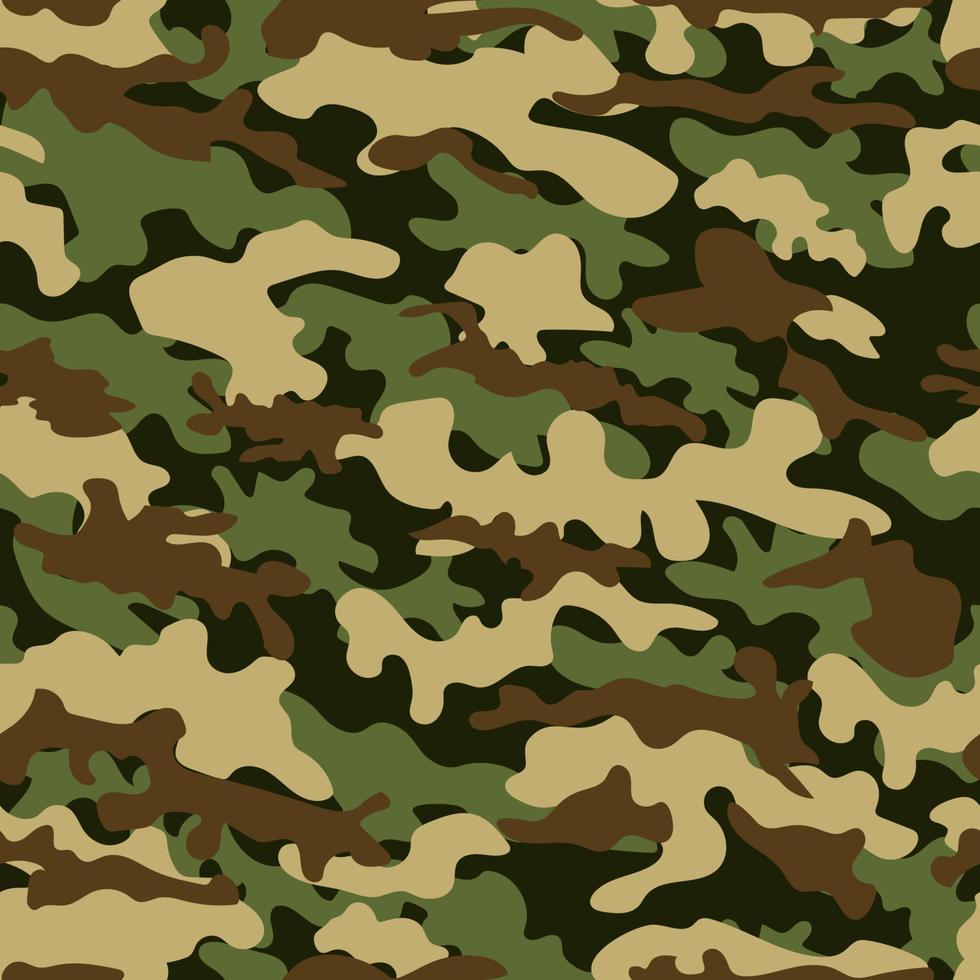 Army Camouflage Seamless Pattern vector