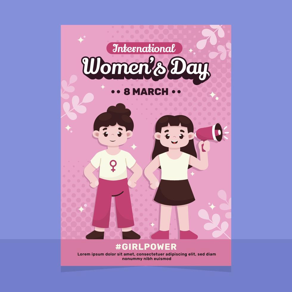 International Women's Day Background vector