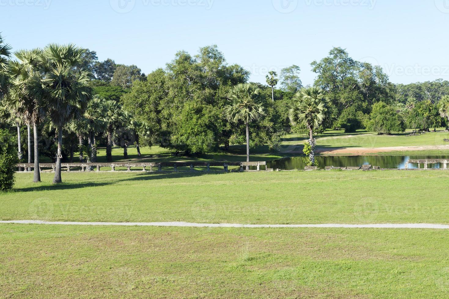 Park in Angkor Wat. photo