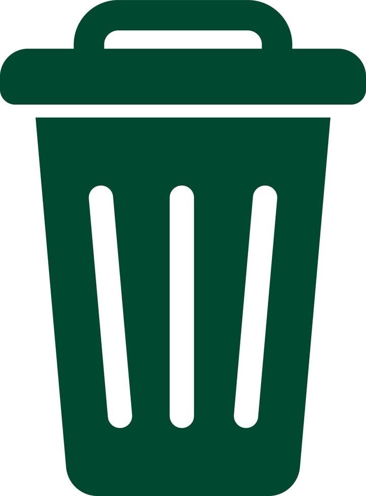 Trash bin icon vector