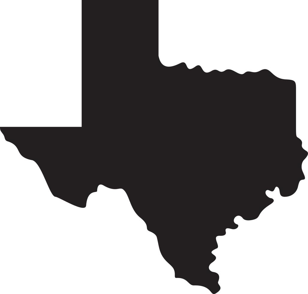 Texas silhouette vector