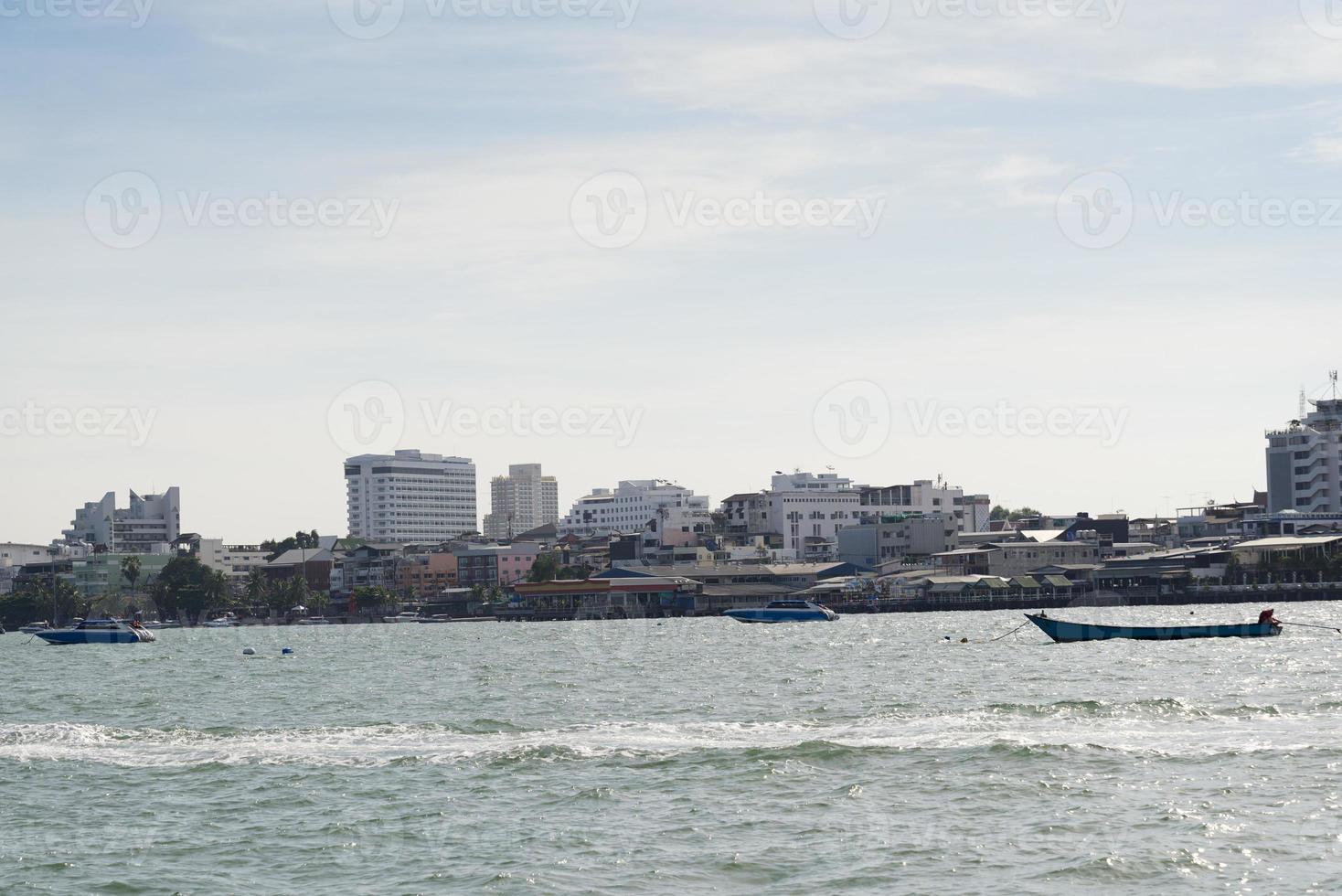 The ships at sea. photo