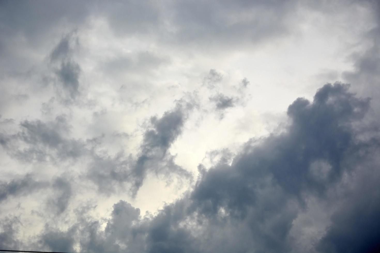 Thunderclouds. Clouds of the night summer sky. photo