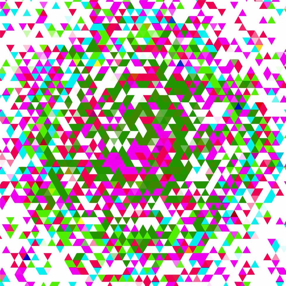 Abstract colorful triangle background. vector