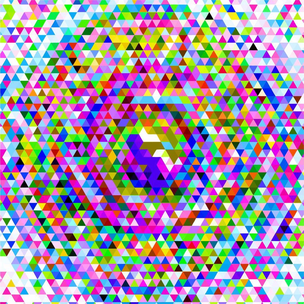 Abstract colorful triangle background. vector