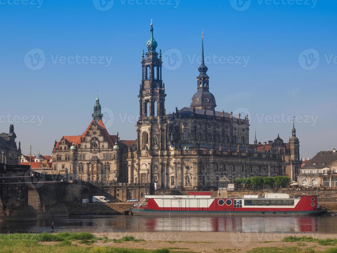 Hofkirche church in Dresden photo