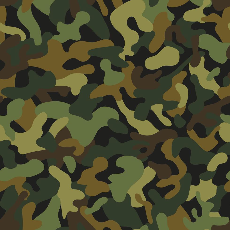 patrón de ejército verde transparente vector