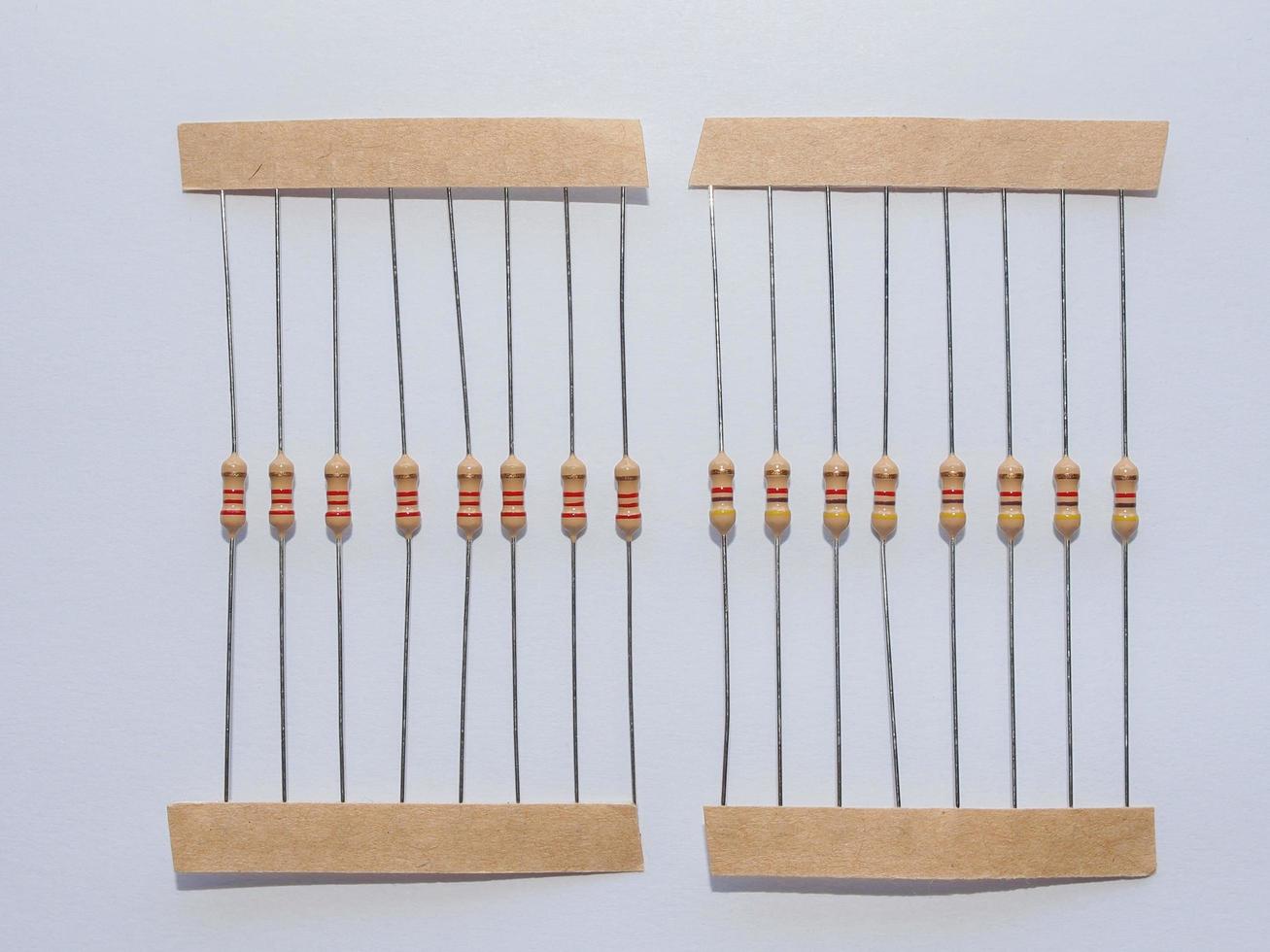 Passive electronic resistor photo