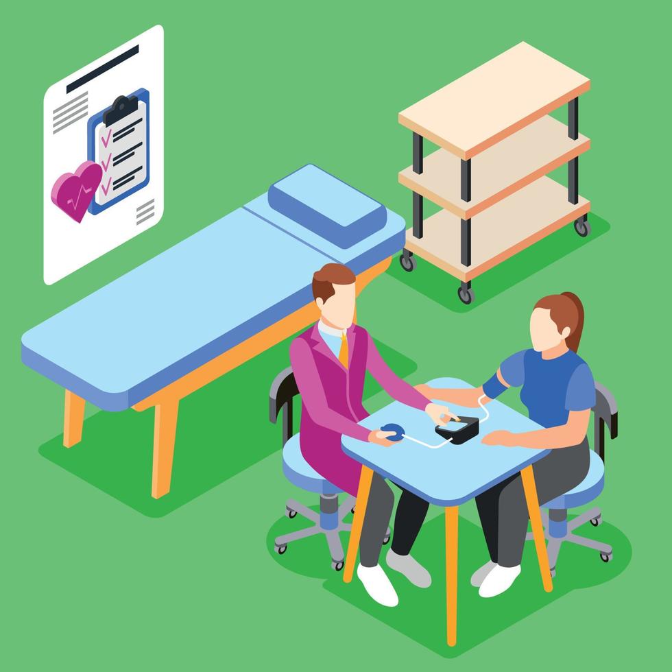 Health Checkup Background vector