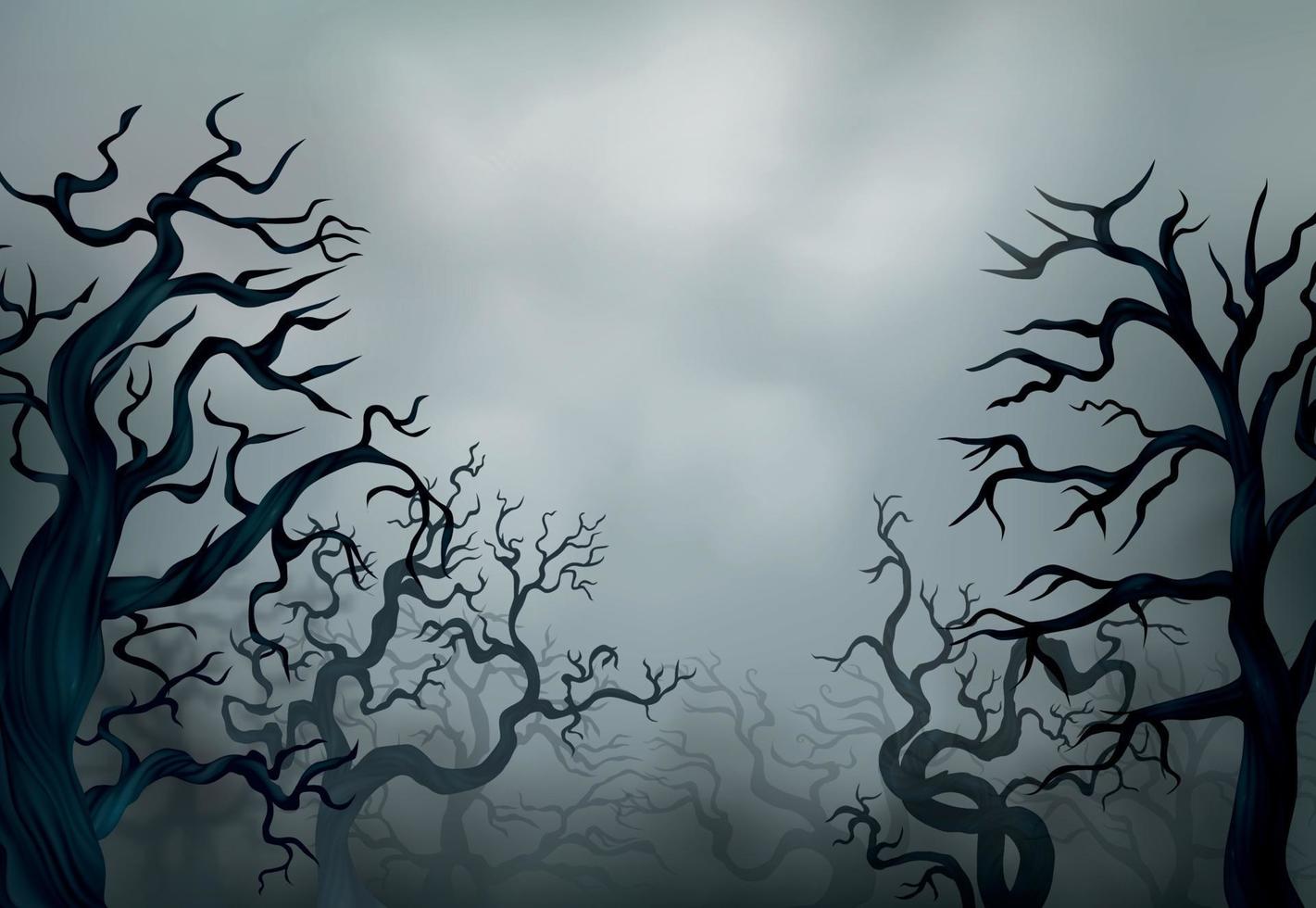 Realistic Halloween Background vector