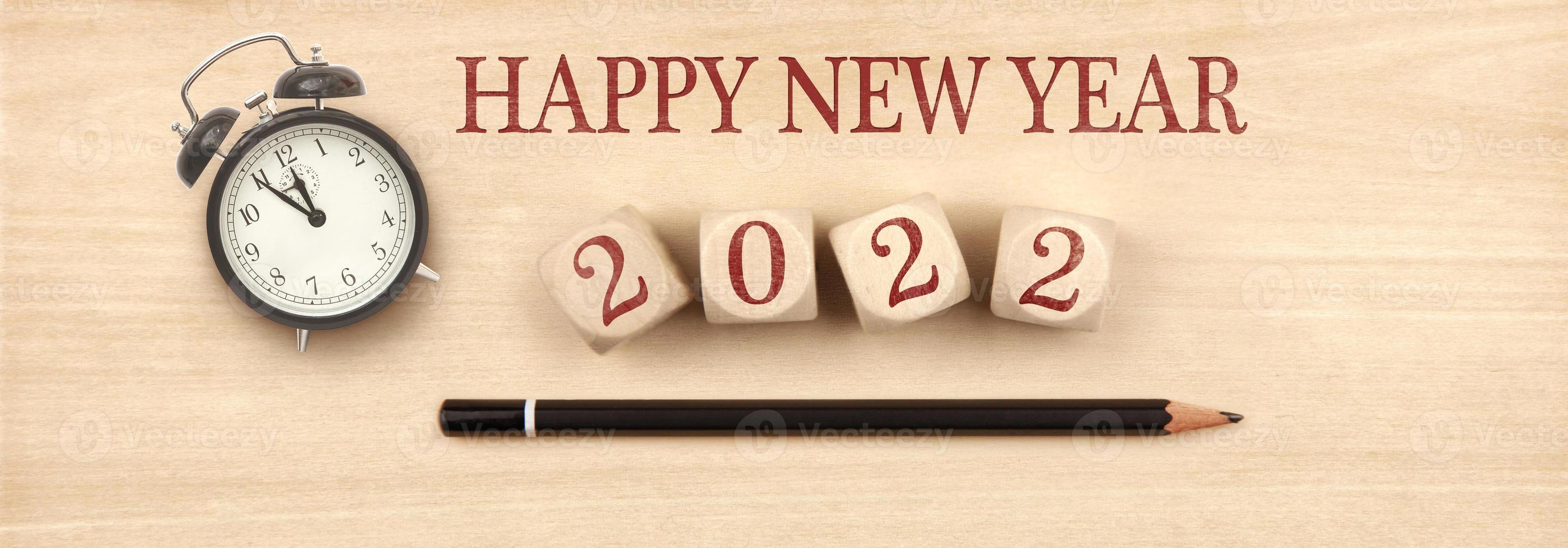 Happy New Year Background. Start to the year 2022. photo