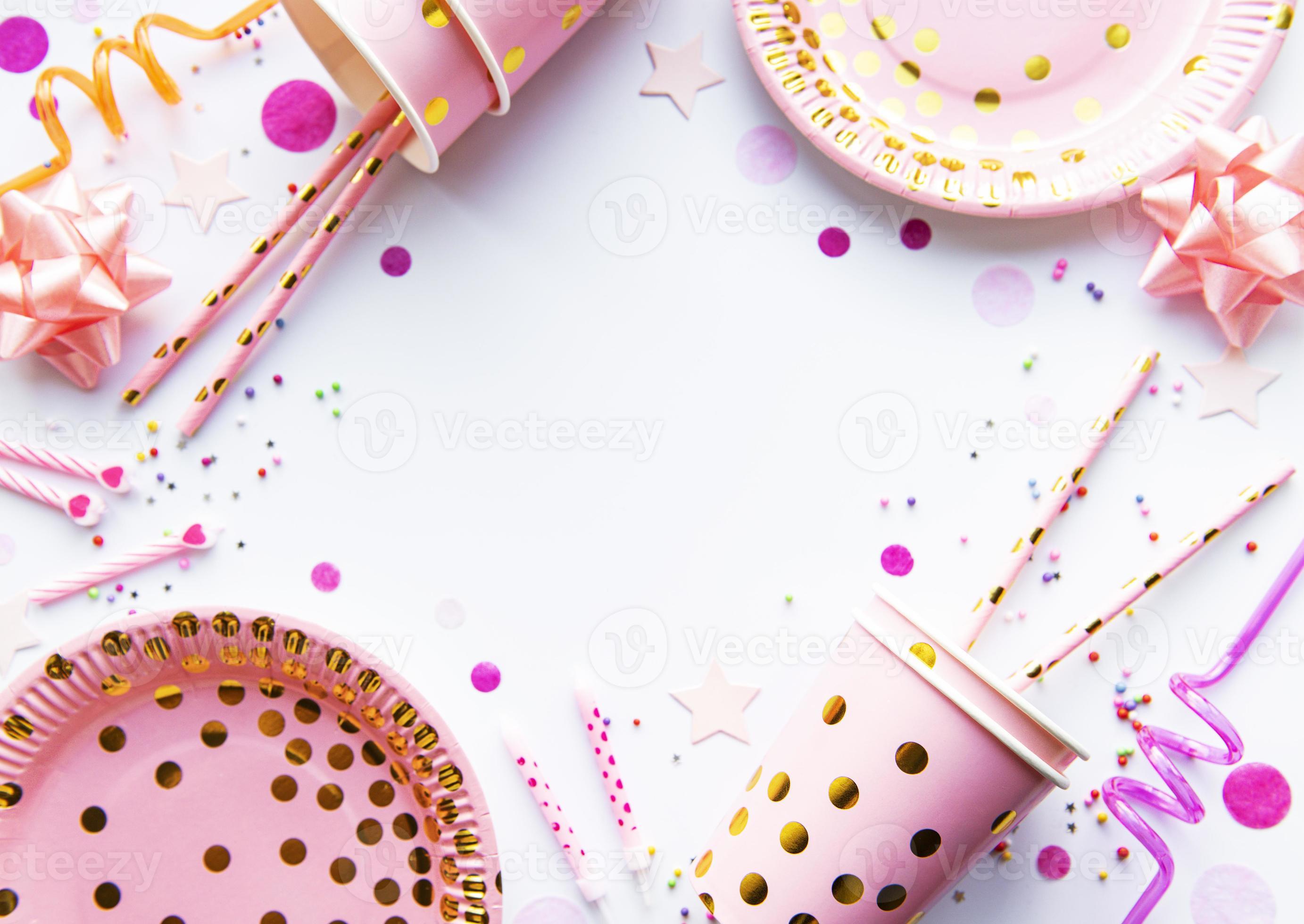 Birthday table setting 4958213 Stock Photo at Vecteezy