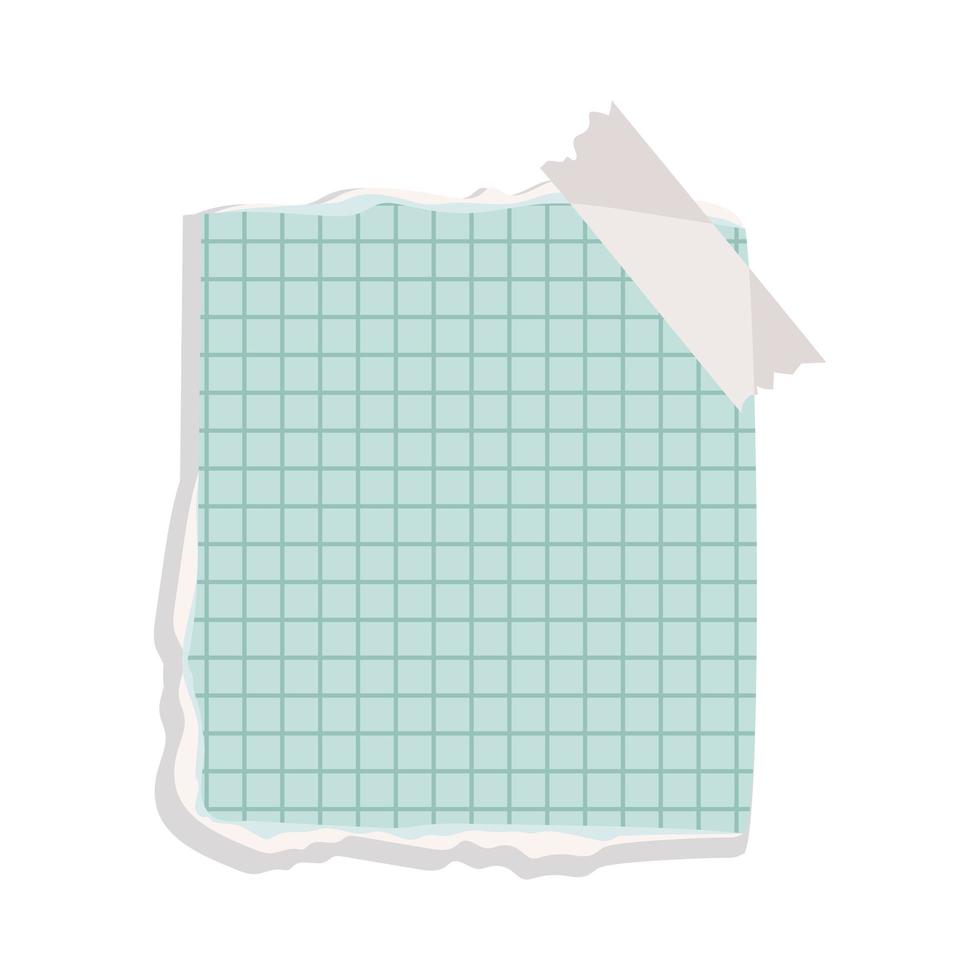 torn paper design vector