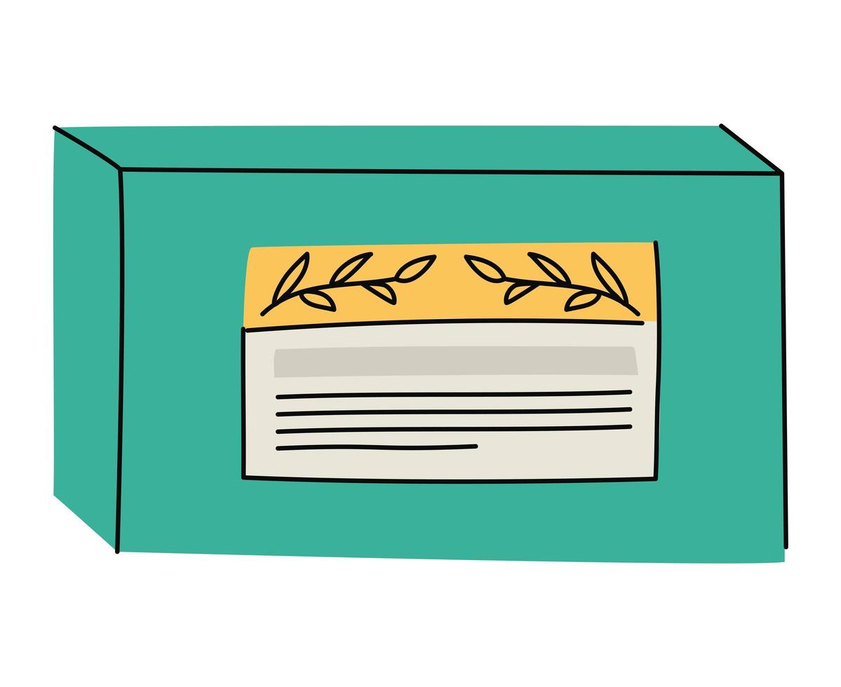 green pills box vector