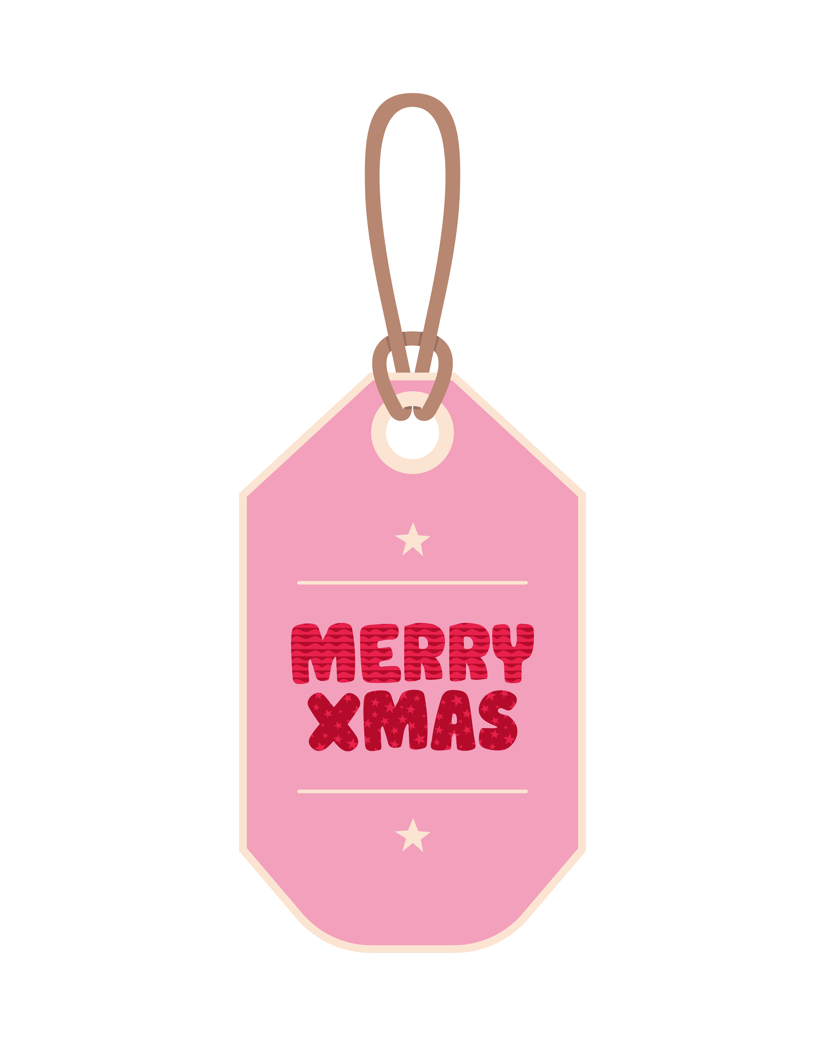 merry xmas label 4959619 Vector Art at Vecteezy