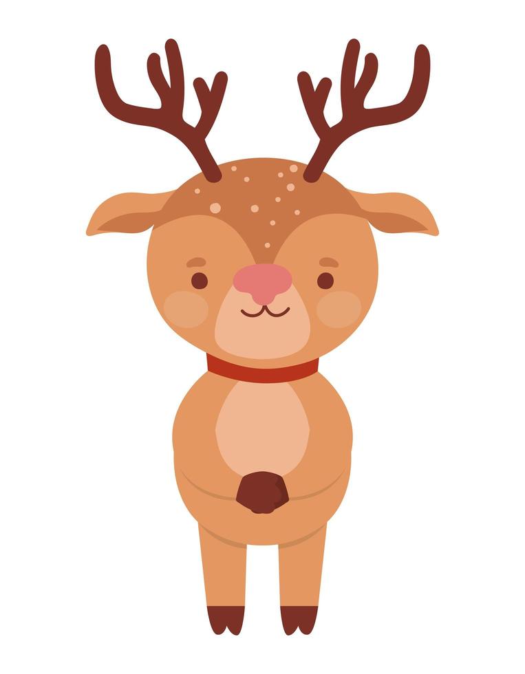 little reindeer design vector