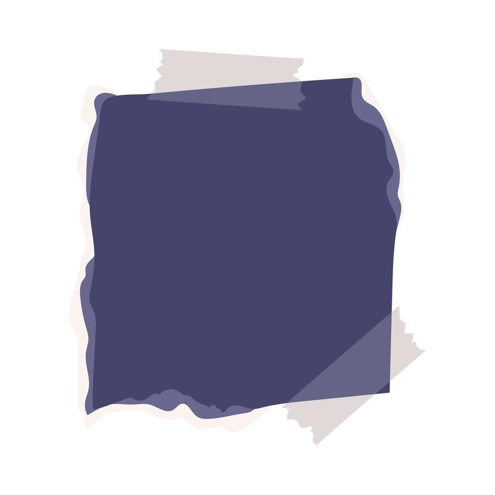 purple ripped paper vector