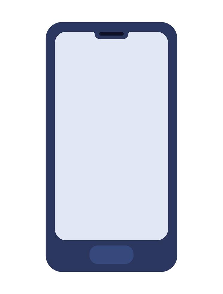 smartphone on a white background vector