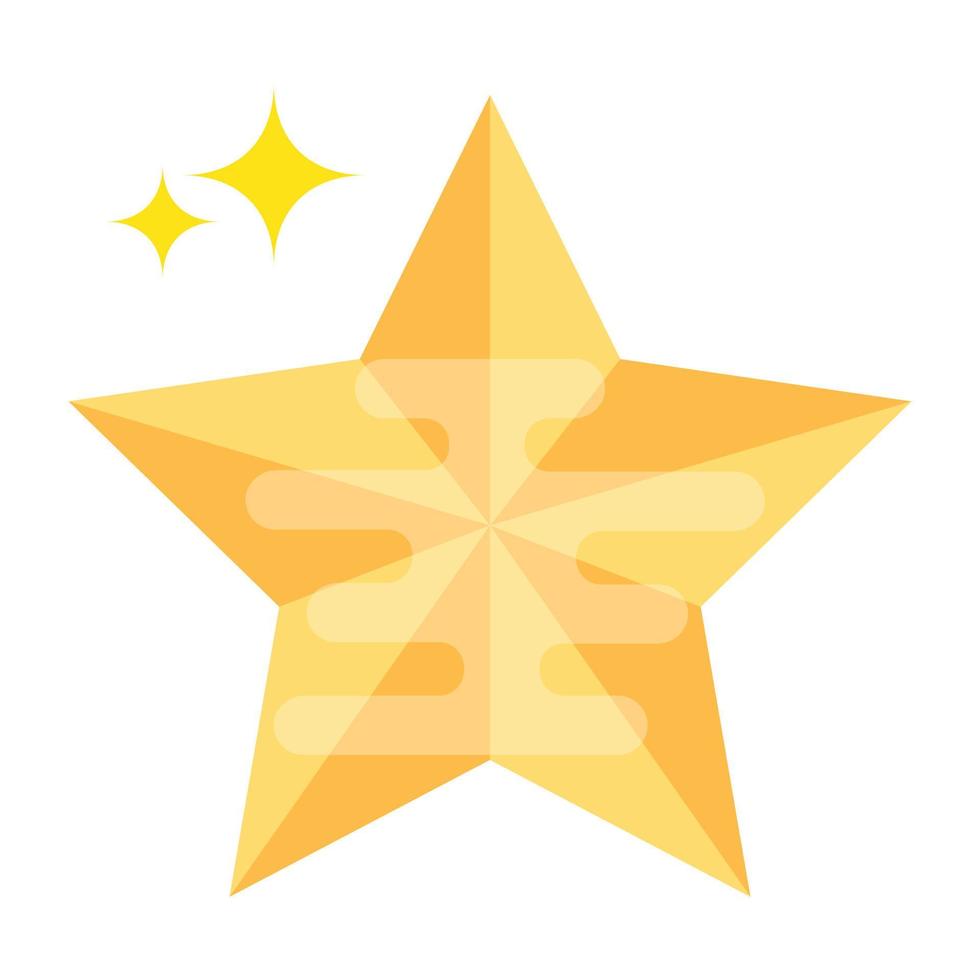 Trendy Star Concepts vector