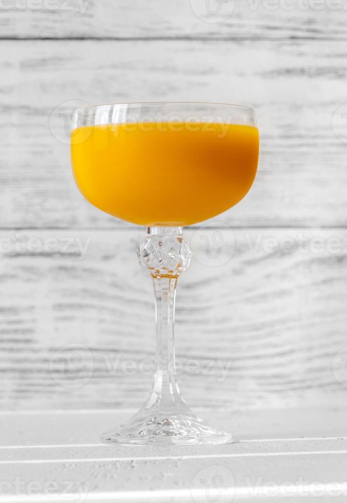 Glass of Mango Cocktail photo