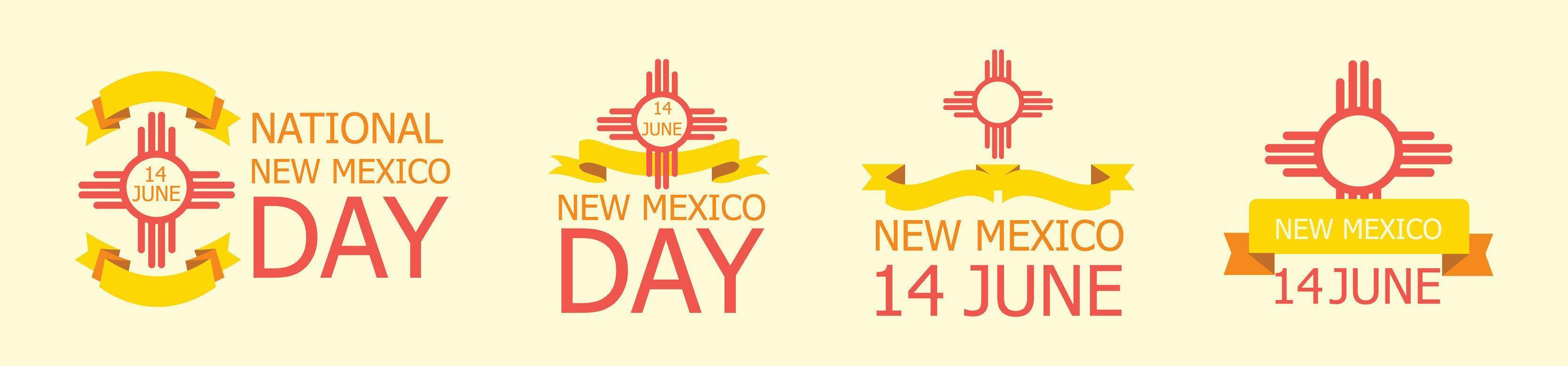 New Mexico day vector. vector