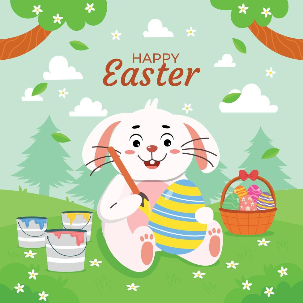 Happy Easter Day vector