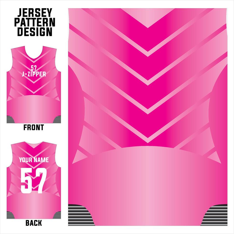 Basketball Jersey Pattern Design Template. Pink Abstract Background for  Fabric Pattern Stock Vector - Illustration of bicycle, template: 244759382