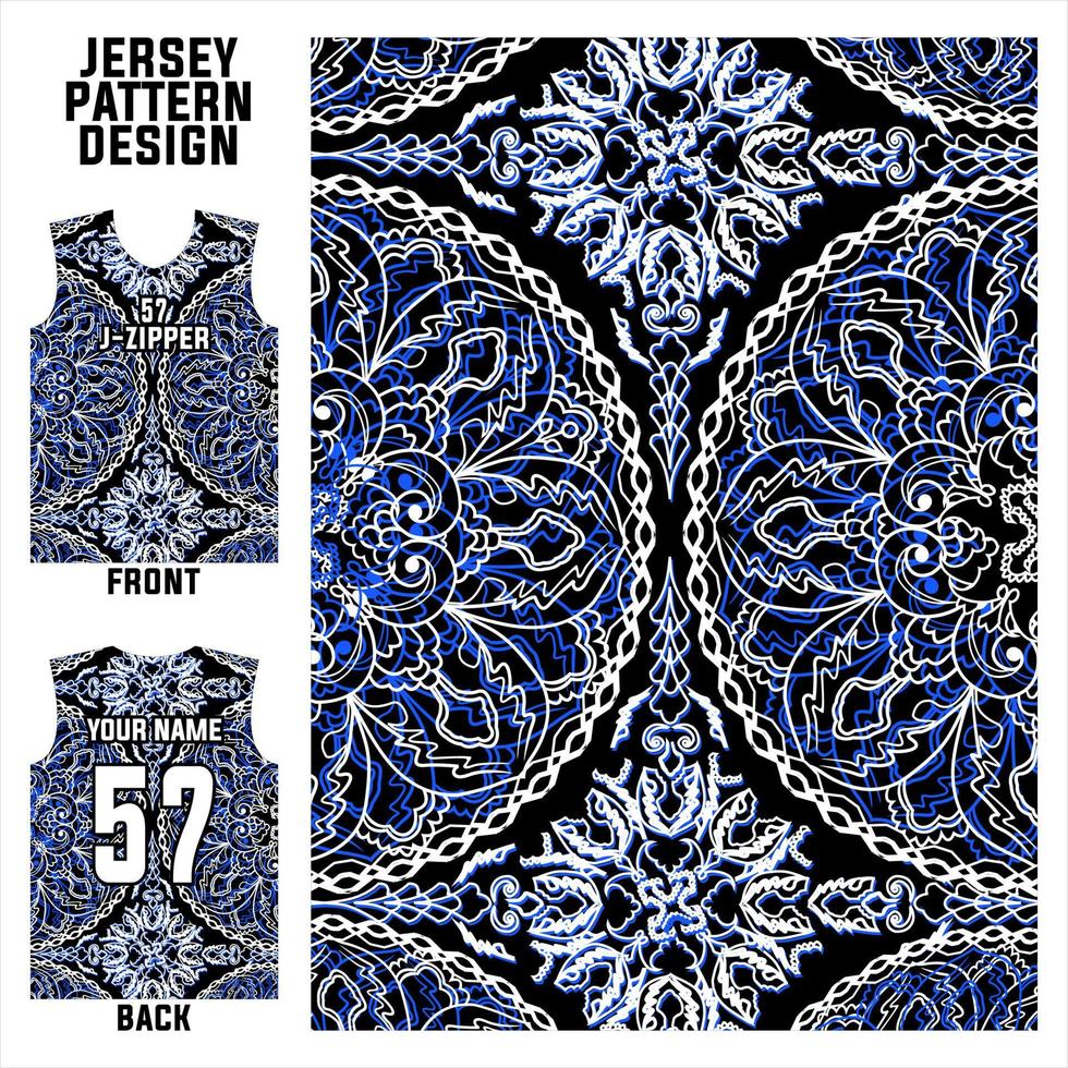 abstract concept vector jersey pattern template for printing or sublimation sports uniforms football volleyball basketball e-sports cycling and fishing