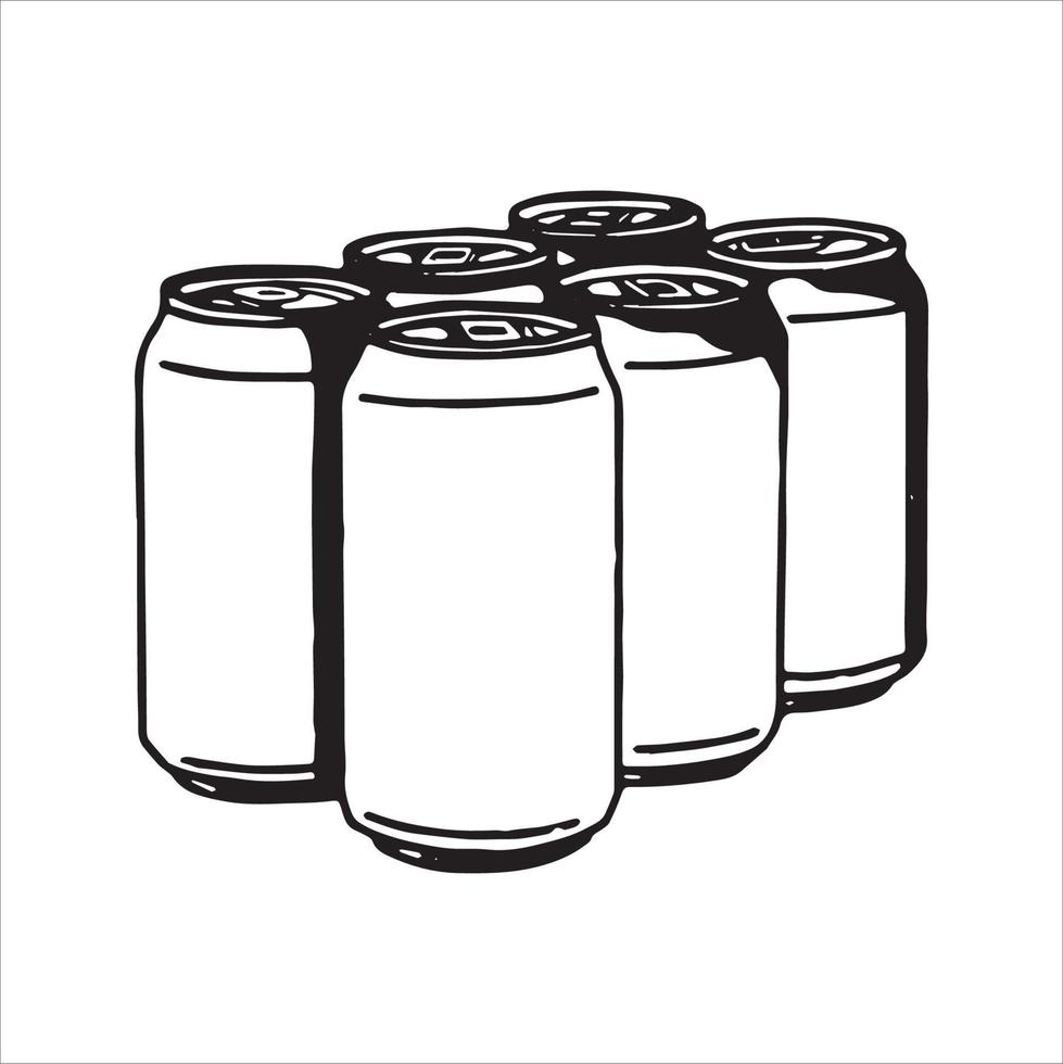 canned drink vector design illustration