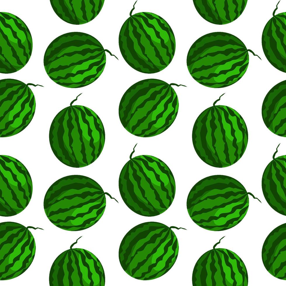 Vector watermelon background with black seeds. Seamless watermelons pattern. Vector background with watermelon slices. Vector seamless pattern of fruit watermelon