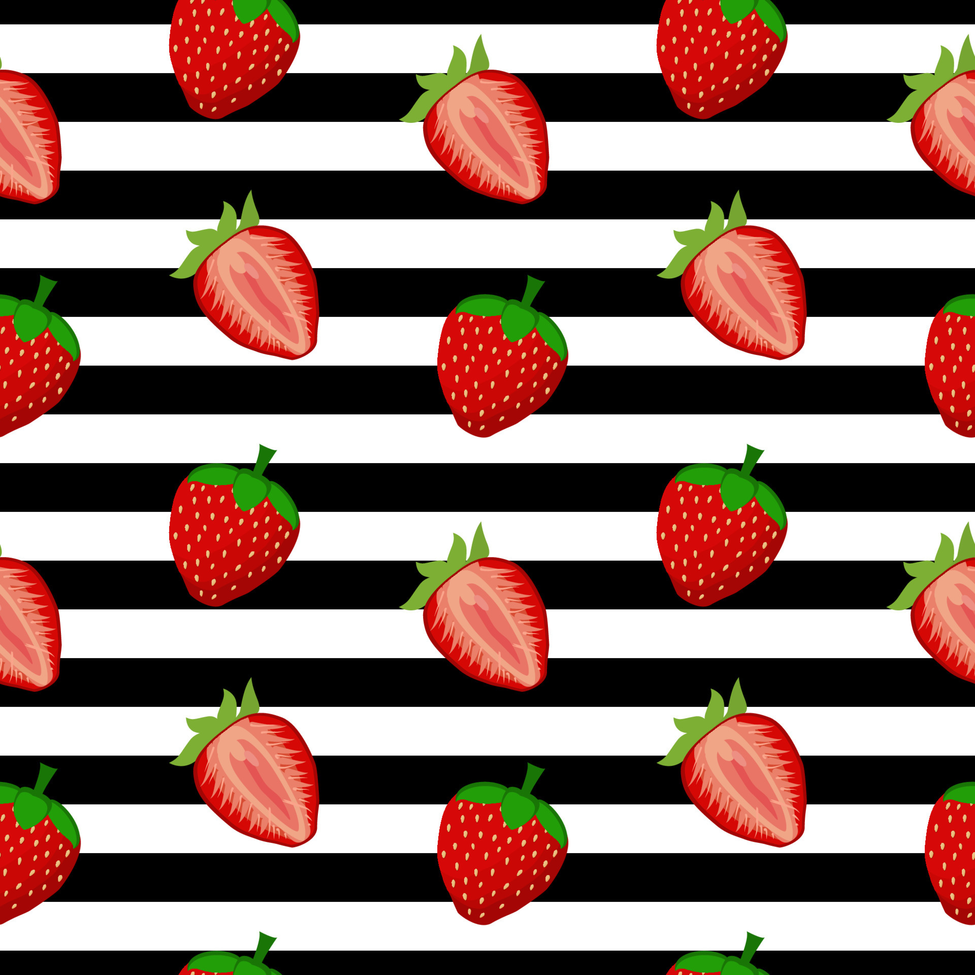 Set Of Vector Strawberry Patterns Berry Backgrounds For Wrapping Paper  Fabric Packaging Textile Stock Illustration - Download Image Now - iStock