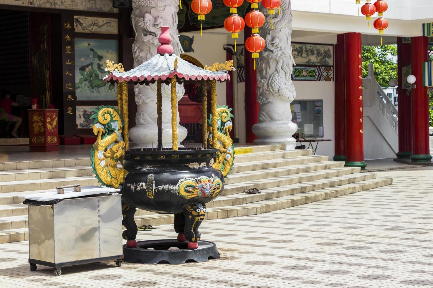 Main hall and roof of Thean Hou Temple. Kuala Lumpur. photo