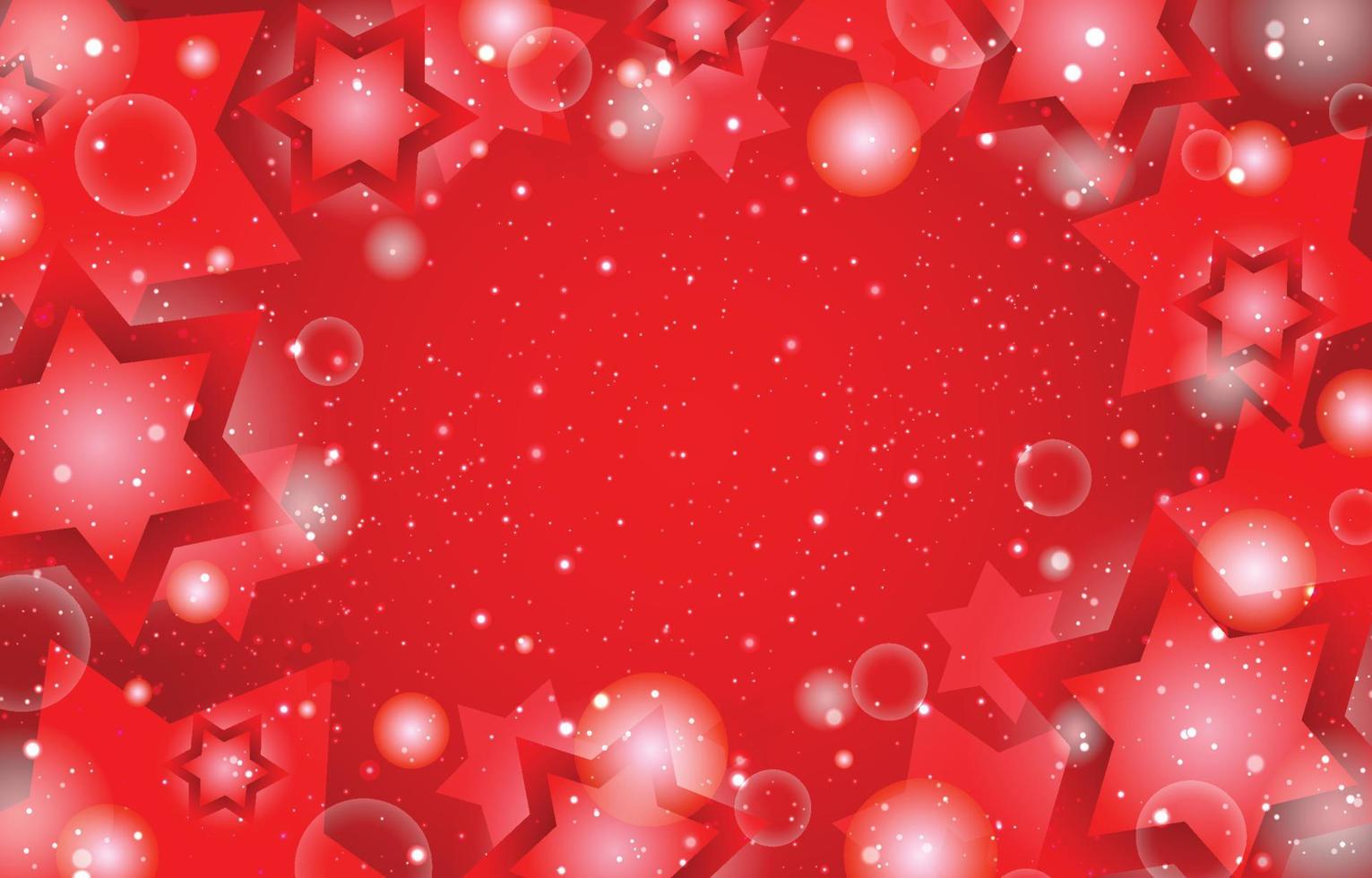 Star Red Background Template vector