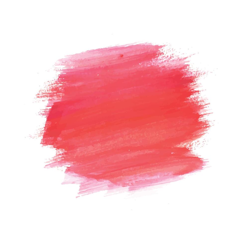 Abstract brush stroke watercolor design vector