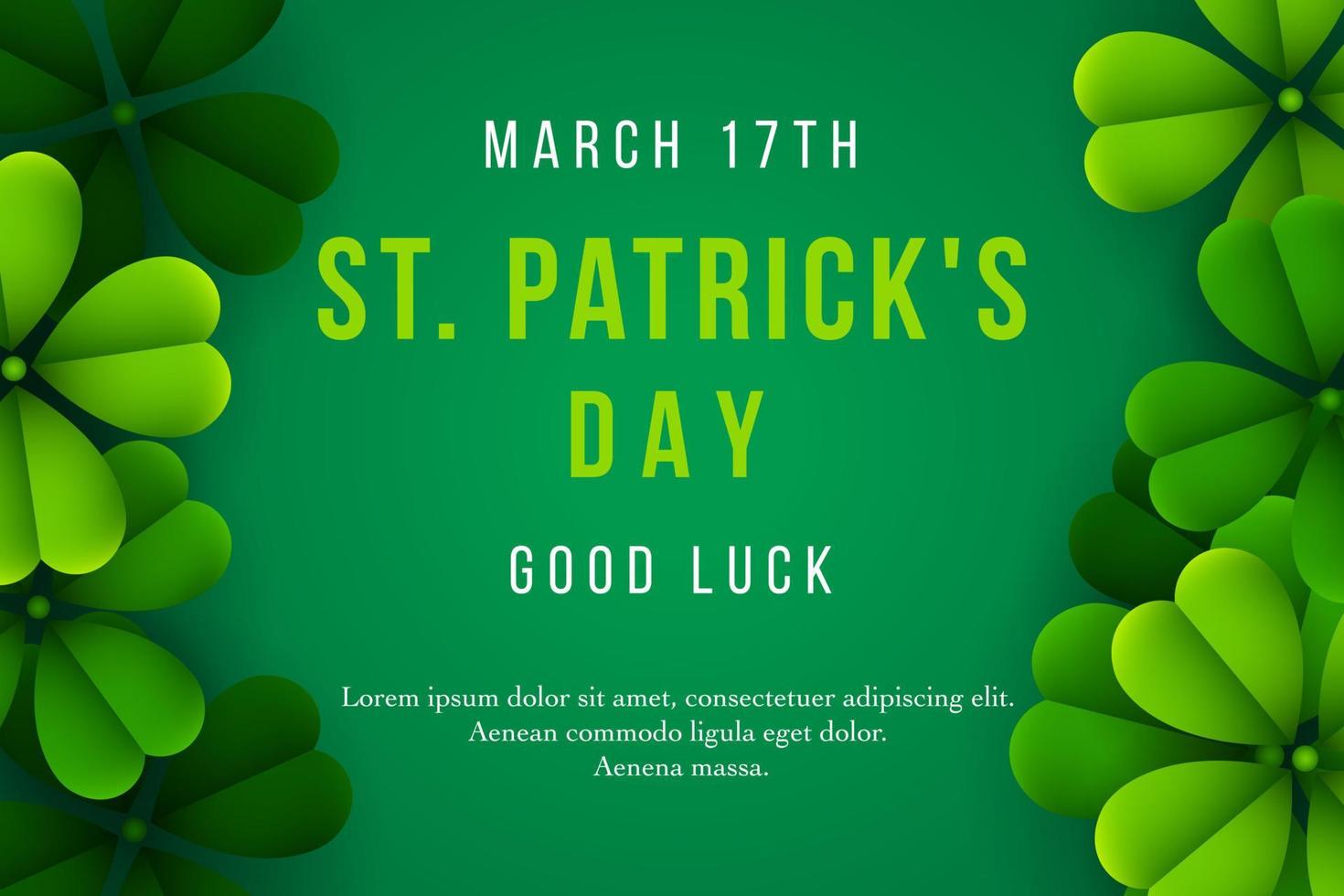 Happy St. Patrick's Day vector