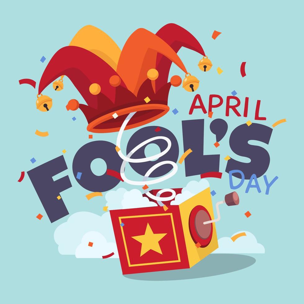 April Fools Day Concept vector