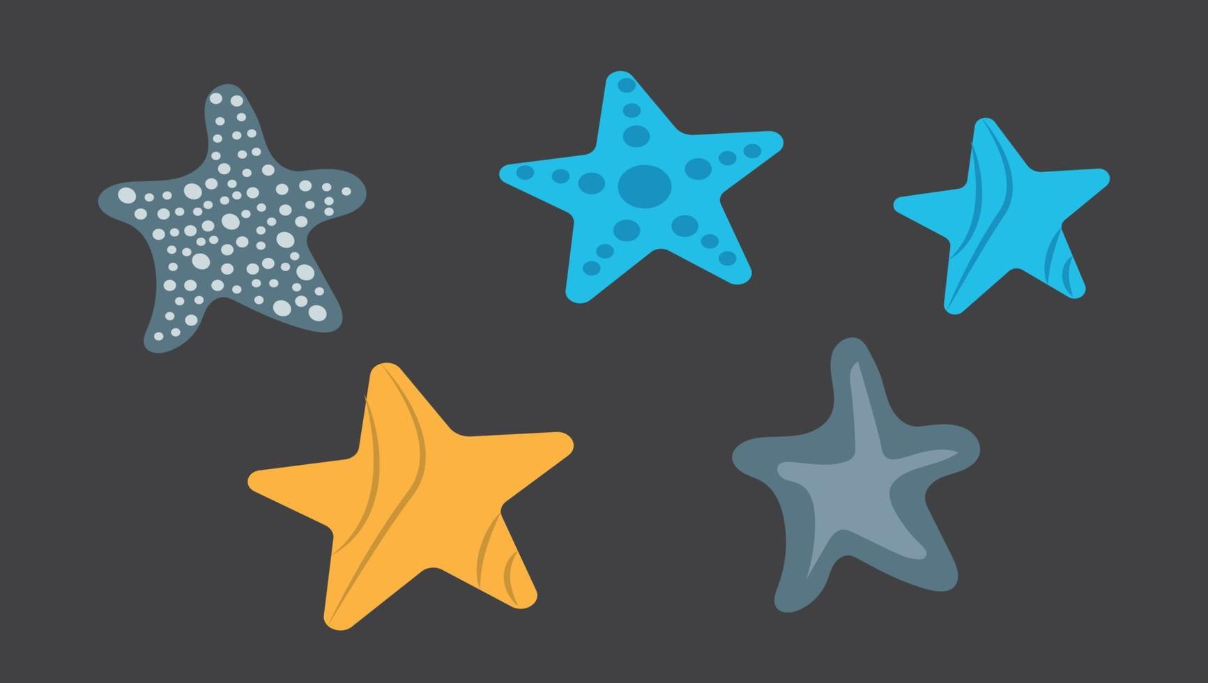 Colorful Little Stars vector