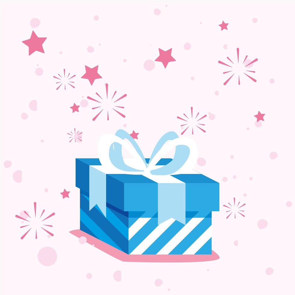 diseño de vector de regalo de feliz cumpleaños