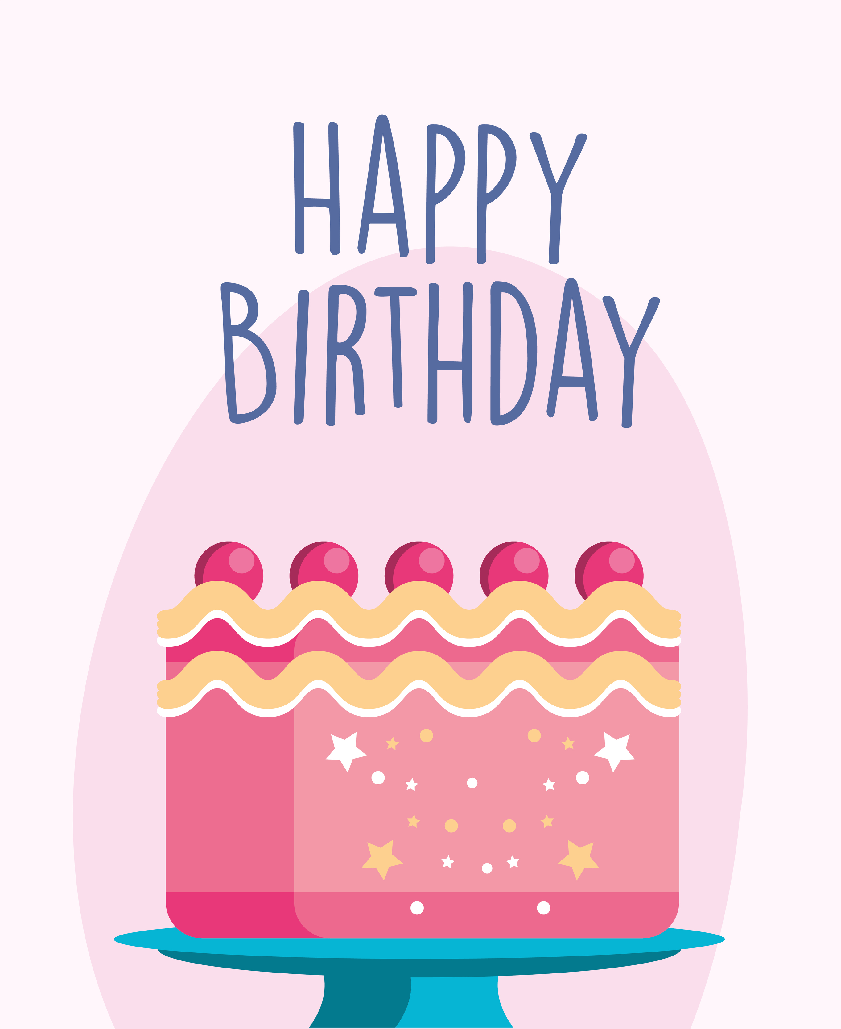 Happy birthday cake vector design 4965608 Vector Art at Vecteezy