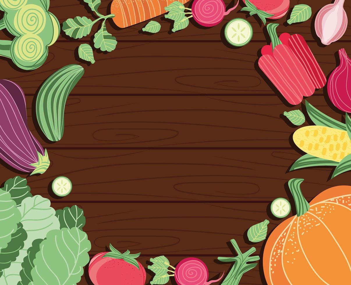 vegetables food fresh vector