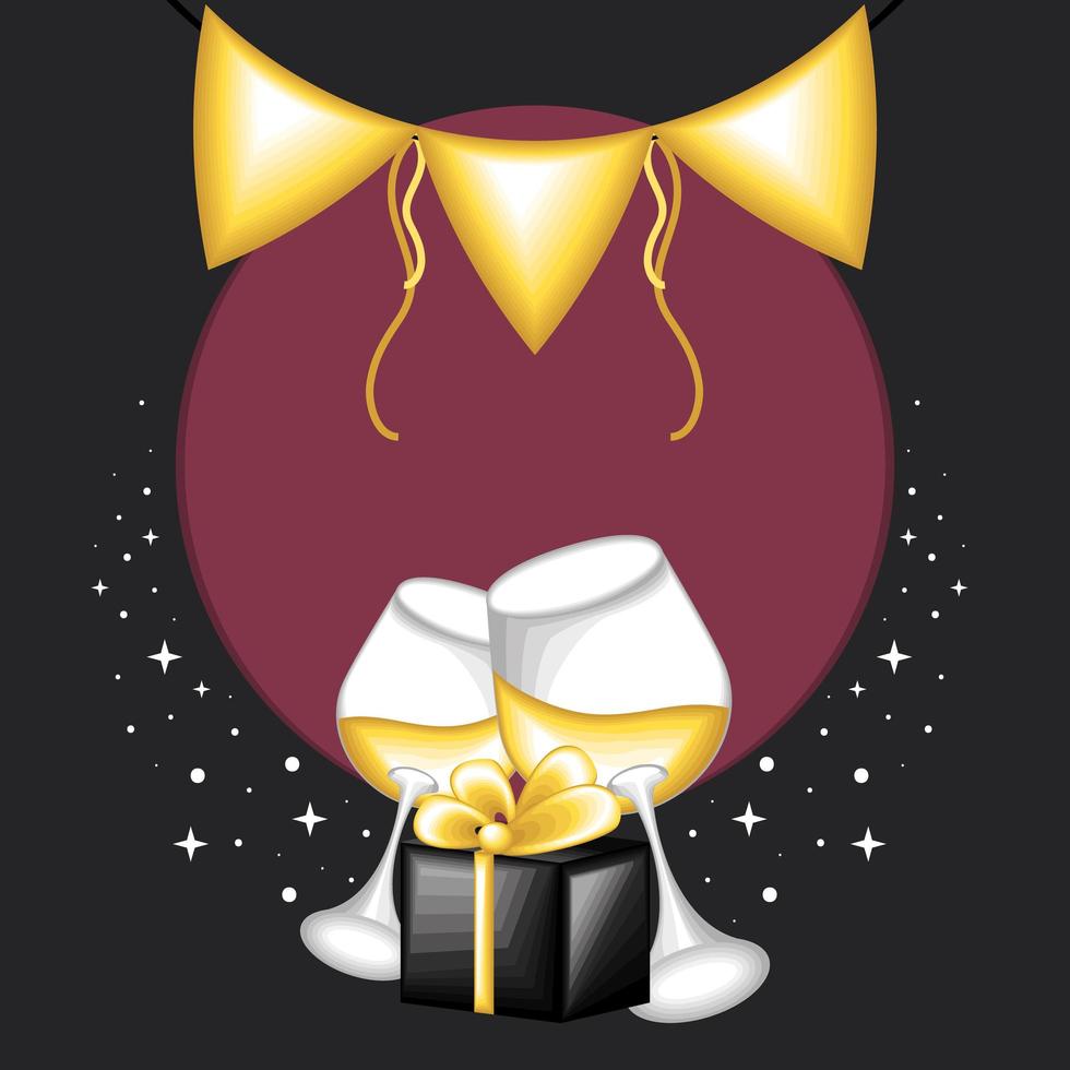 new year party vector